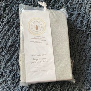 Burt’s Bees fitted crib sheet